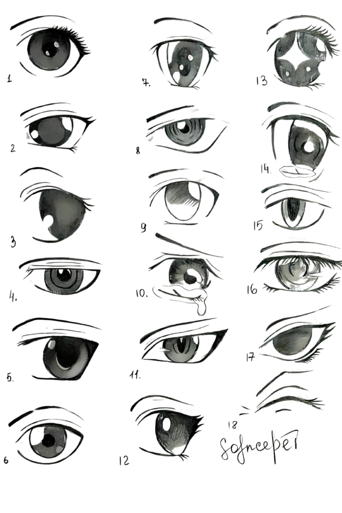 Eyes drawing