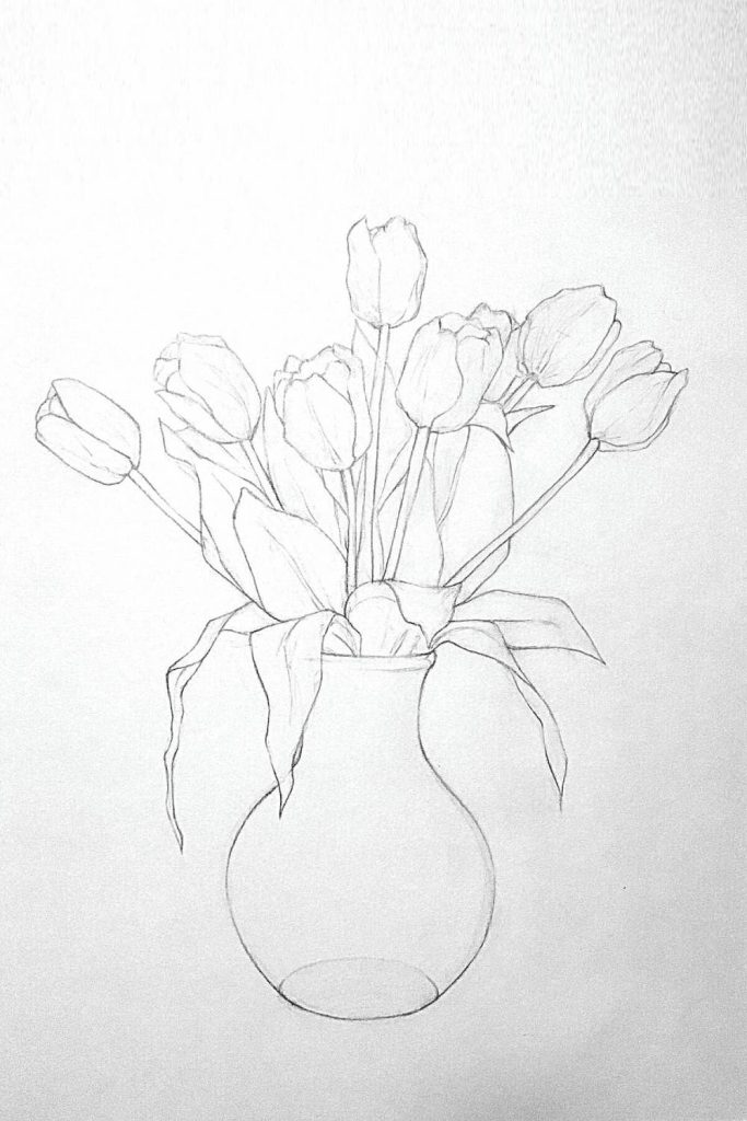 How To Draw Tulips