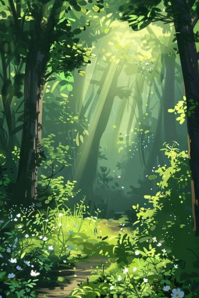Watercolor Simple Landscape