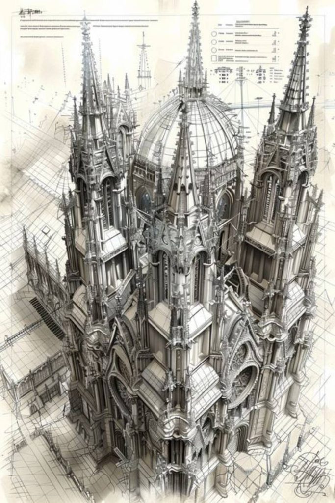 Gothic Architecture Sketches