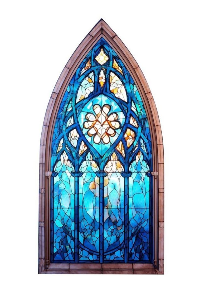 Gothic Architecture Stained Glass Windows